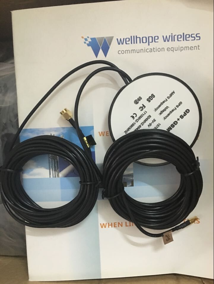  2017 / 6 / 26 Wellhope Bezvadu GPS un GSM UHF antena wh-db-kh Wh-gps-d 